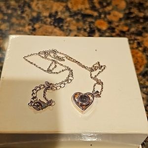 Heart Necklace 22"
